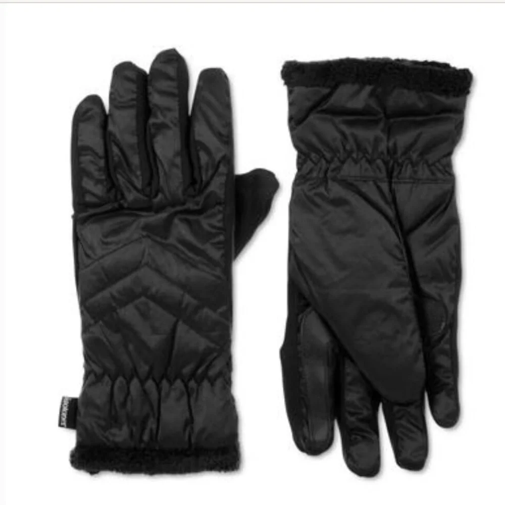 NWOT Isotoner Signature Insulated Water Repellent Quilted Gloves